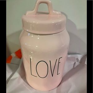 Rae Dunn Valentine’s canister